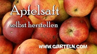 Apfelsaft selbst machen [upl. by Koziara620]