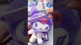 kuromi stationery 💖 sanrio asmr cute shorts kuromi cinnamoroll mymelody hellokitty [upl. by Walley]