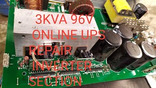 3kva 96v Online Ups kaise Reaper kare  3kva Online Ups ka inverter section Reaper  Avo Ups repair [upl. by Brooke]