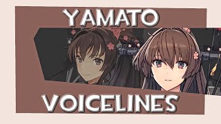 All Yamato Voicelines Kancolle [upl. by Karen599]