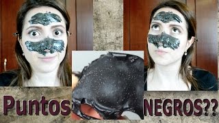 Mascarilla Negra Como Quitar Puntos Negros Super Facil y Economico [upl. by Mccowyn]