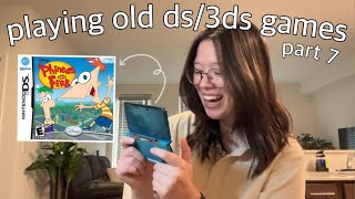 Phineas and Ferb  Playing Old DS3DS Games Part 7 [upl. by Enialb]