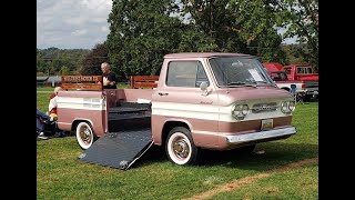 1961 Chevrolet Corvair Rampside Pickup at the 2023 AACA Fall Meet in Hershey Pa [upl. by Elleimac]