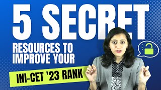 5 Secret High Yielding Books for INICET amp NEET PG [upl. by Reemas863]