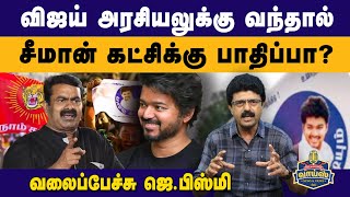 விஜய் அரசியலுக்கு வந்தால் சீமான் கட்சிக்கு பாதிப்பா Valaipechu Bismi 174 l Oct 03 2023 l Seeman [upl. by Nirok]