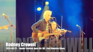 Rodney Crowell  East Houston Blues  20240822  Tønder Festival DK [upl. by Yrailih]