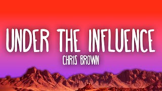 Chris Brown  Under The Influence Sped Up  TikTok Version [upl. by Lehcem]