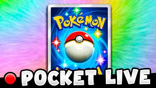 🔴 Playing Pokemon TCG Pocket VIBES ONLY 🔴 [upl. by Elum]