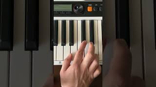 How to play an A chord on piano [upl. by Polard522]