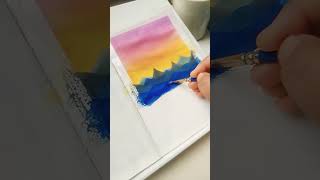 Easy beginner painting 🖌️🎨art artist painting HFSfypシ゚viral [upl. by Perrins]