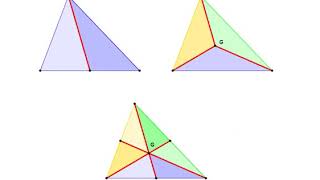 Mediana II  Centrul de greutate  Linii importante in triunghi  Matematica  Geometrie [upl. by Erlond]