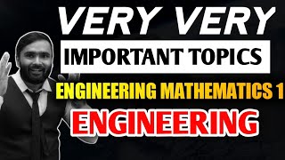 VERY VERY IMPORTANT TOPICS OF ENGINEERING MATHEMATICSALL UNIVERSITYENGINEERINGPRADEEP GIRI SIR [upl. by Tnarb730]