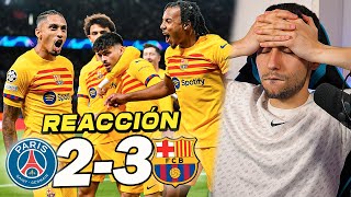 REACCIONANDO al PSG vs Barcelona 23 IMPRESIONANTE [upl. by Madoc238]