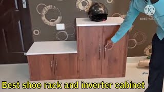 Best budget shoe rack and inverter cabinet designs for your flat and house in hindi [upl. by Yetac]