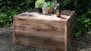 Steigerhout salontafel  CanDo [upl. by Llenahs]