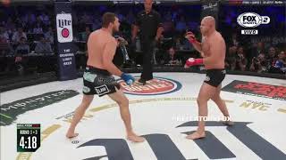 matt mitrione vs fedor emelianenko BELLATOR NYC [upl. by Nekcarb313]