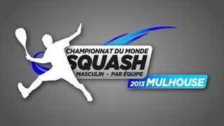 World Mens Team Squash Championship Day 2 Glass Court Centre [upl. by Ettelrac53]