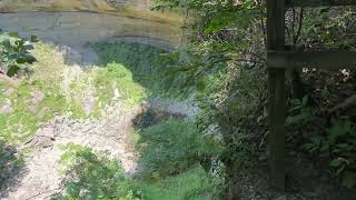 Another view of Tunnel Falls at Clifty Falls State Park IN 082324 [upl. by Alleynad]