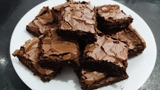 O MELHOR BROWNIE MOLHADINHO E COM CASQUINHA CROCANTE RECEITA FÁCIL [upl. by Morehouse]