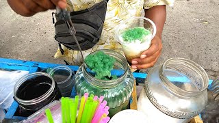 INDONESIAN TRADITIONAL FOOD DESSERT  ES CENDOL I KULINER TANGERANG [upl. by Aisset422]