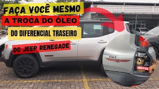 COMO TROCAR O ÓLEO DO DIFERENCIAL TRASEIRO DO JEEP RENEGADEFIAT TOROCOMPASS QUAL ÓLEO USAR [upl. by Sarine]