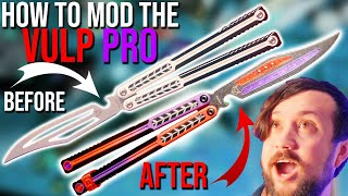 My New Favorite Customized Balisong  The Custom Nabalis Vulp Pro [upl. by Esilanna]