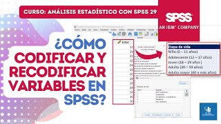 Cómo codificar y recodificar variables en SPSS✅ Curso de SPSS v 29 [upl. by Aehcim]