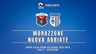 HIGHLIGHTS Coppa Lombardia Prima Categoria 2324  Morazzone  Nuova Abbiate [upl. by Nirehtac]