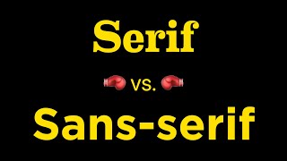 Serif vs Sansserif What do FONTS say about your brand [upl. by Anyel534]