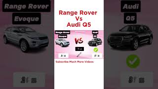 All New Range Rover Evoque Vs Audi Q5 2024  Which one is better carcomparison ytshorts [upl. by Donalt]