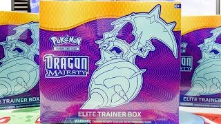 Opening 3x Pokemon Dragon Majesty Elite Trainer Boxes [upl. by Ennaihs]