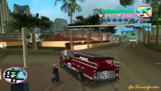 Firefighter  GTA Vice City Side Mission [upl. by Htes]