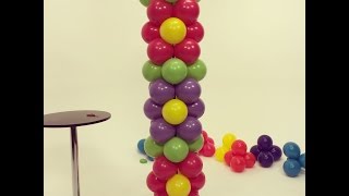 Balloon Flower Power Tower  DIY Tutorial [upl. by Garceau769]