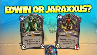 Go for the Big Edwin or the Jaraxxus  High Legend Gameplay  Zalae Hearthstone [upl. by Boeschen573]