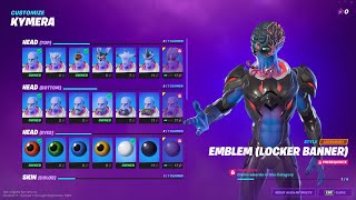 How to get ALL ALIEN ARTIFACTS in ONE GAME  Kymera Alien Artifact Locations in Fortnite Season 7 [upl. by Suiram]