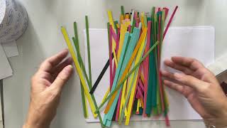 Create Beautiful Striped Cards in Minutes Simple Techniques Part 1 [upl. by Quintin]