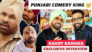 Exclusive Interview of actor Harby Sangha 😍  Punjabi Comedy King  Harby Sangha LIVE 🤩 [upl. by Ress]