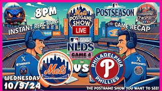 Mets PostGame Show  Mets vs Phillies Game 4  MLB Playoffs  MLB PostSeason  Mets Talk  Mets [upl. by Ruy]