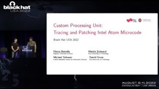 Custom Processing Unit Tracing and Patching Intel Atom Microcode [upl. by Cowey813]