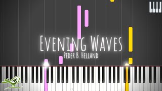 Evening Waves  Peder B Helland Piano Tutorial with Synthesia [upl. by Baum343]