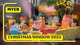 Melbourne Christmas Windows at Myer 2023  Melbourne Christmas 2023 melbourneevents christmas [upl. by Sidonie936]