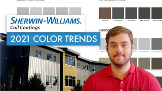 2021 Color Trends and New SherwinWilliams Color Collection [upl. by Odrarebe]