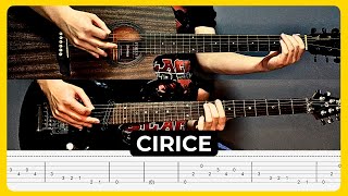 Cirice  Ghost  Tabs  Guitar Lesson  Guitar Cover  Backing Track  All Guitar Parts  Solo [upl. by Mufi]