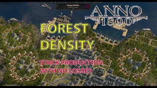 Anno 1800 Guide to Forest Density stacking and Extra goods [upl. by Cad685]