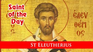 St Eleutherius  Saint of the Day with Fr Lindsay  6 Sept 2022 [upl. by Waki]