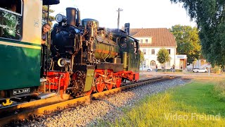 Rasender Roland  Ausfahrt Bahnhof Baabe Richtung Göhren [upl. by Gloriana]