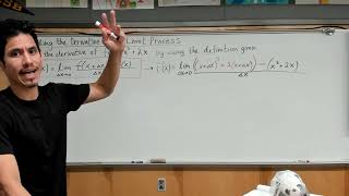 Finding the Derivative by the Limit Process  AP Calculus Lesson 213 [upl. by Terrance]