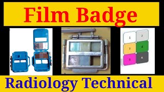 Film badge Dosimeter  detecting radiation  Radiology technical  By BL Kumawat [upl. by Akimet]