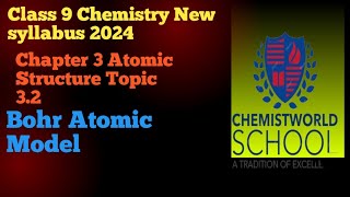 Bohr Atomic model class 9 New syllabus  Topic 32  Chapter 3 Atomic structure [upl. by Fitzpatrick]