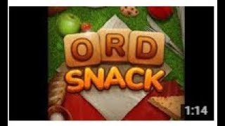 Ord Snack Nivå 256 257 258 259 260 Svar [upl. by Pantia]